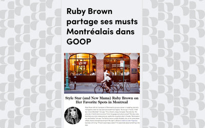 Ruby Brown shares her favorite spots in Gwyneth Paltrow's GOOP magazine!