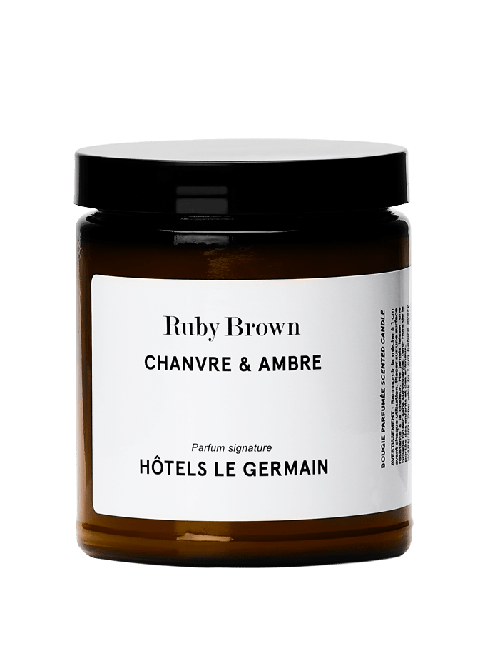 Bougie Chanvre & Ambre - Ruby Brown
