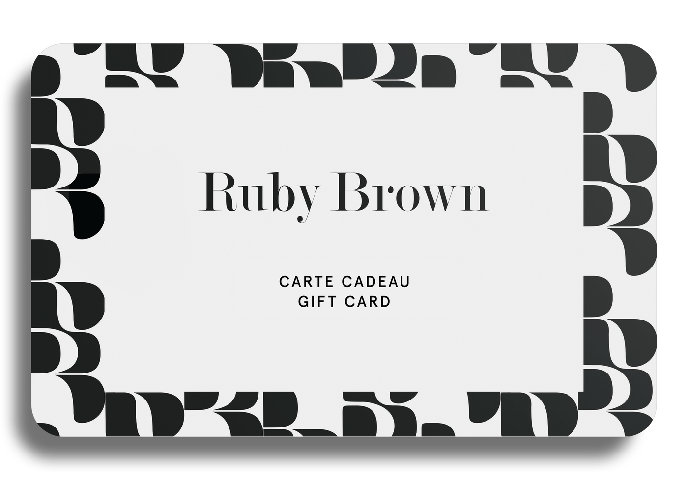 Carte Cadeau - Ruby Brown