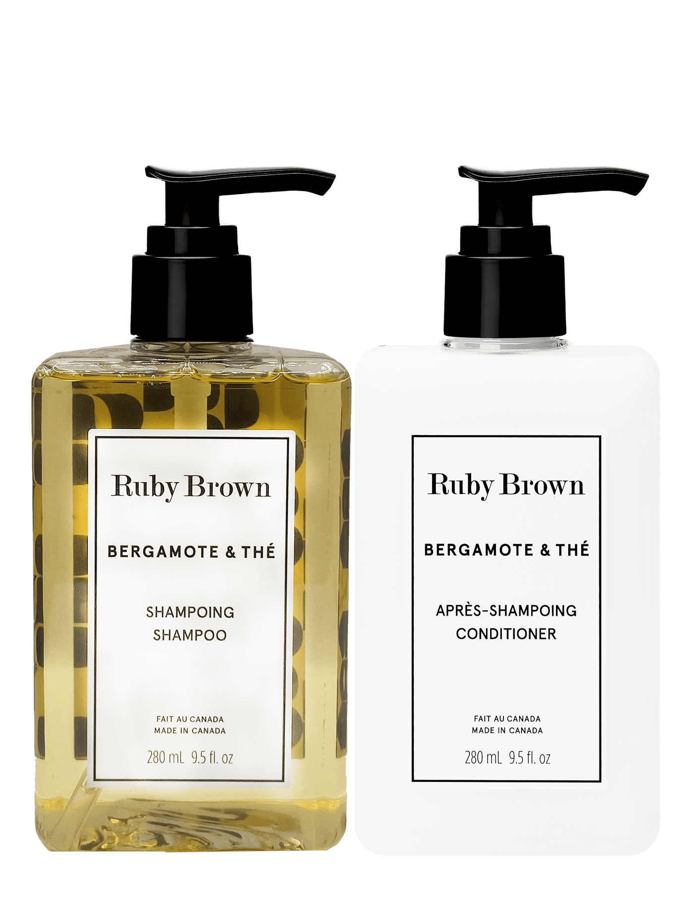 Duo shampoing et après - shampoing Bergamote & Thé - Ruby Brown