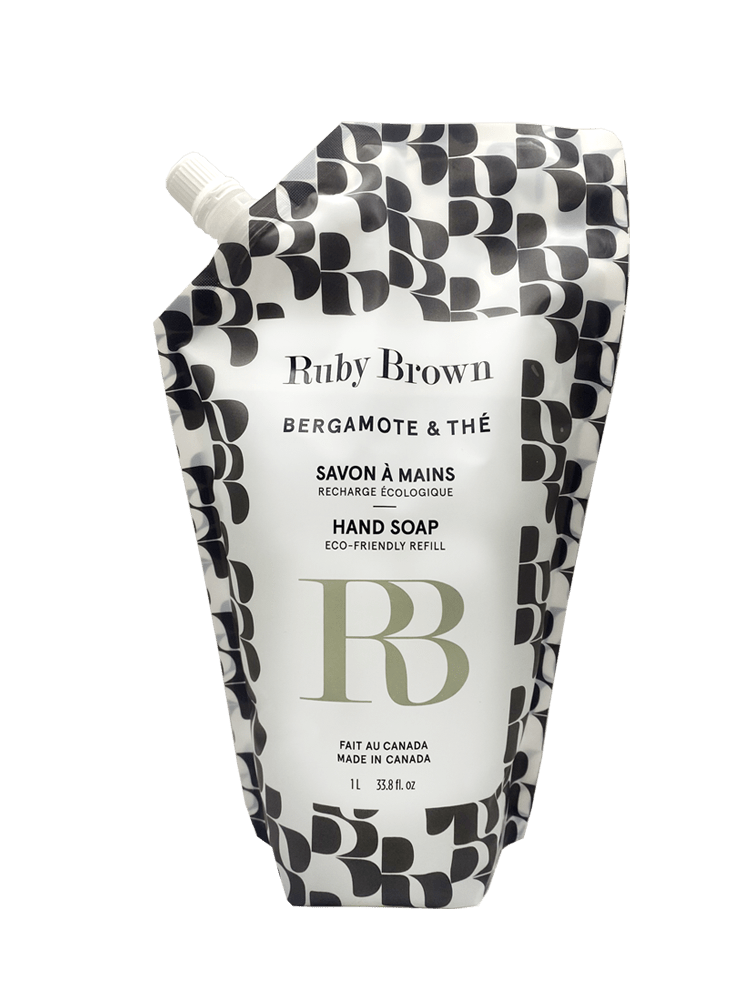 Recharge savon à mains Bergamote & Thé - Ruby Brown