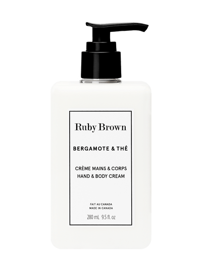 Crème mains et corps Bergamote & Thé - Ruby Brown